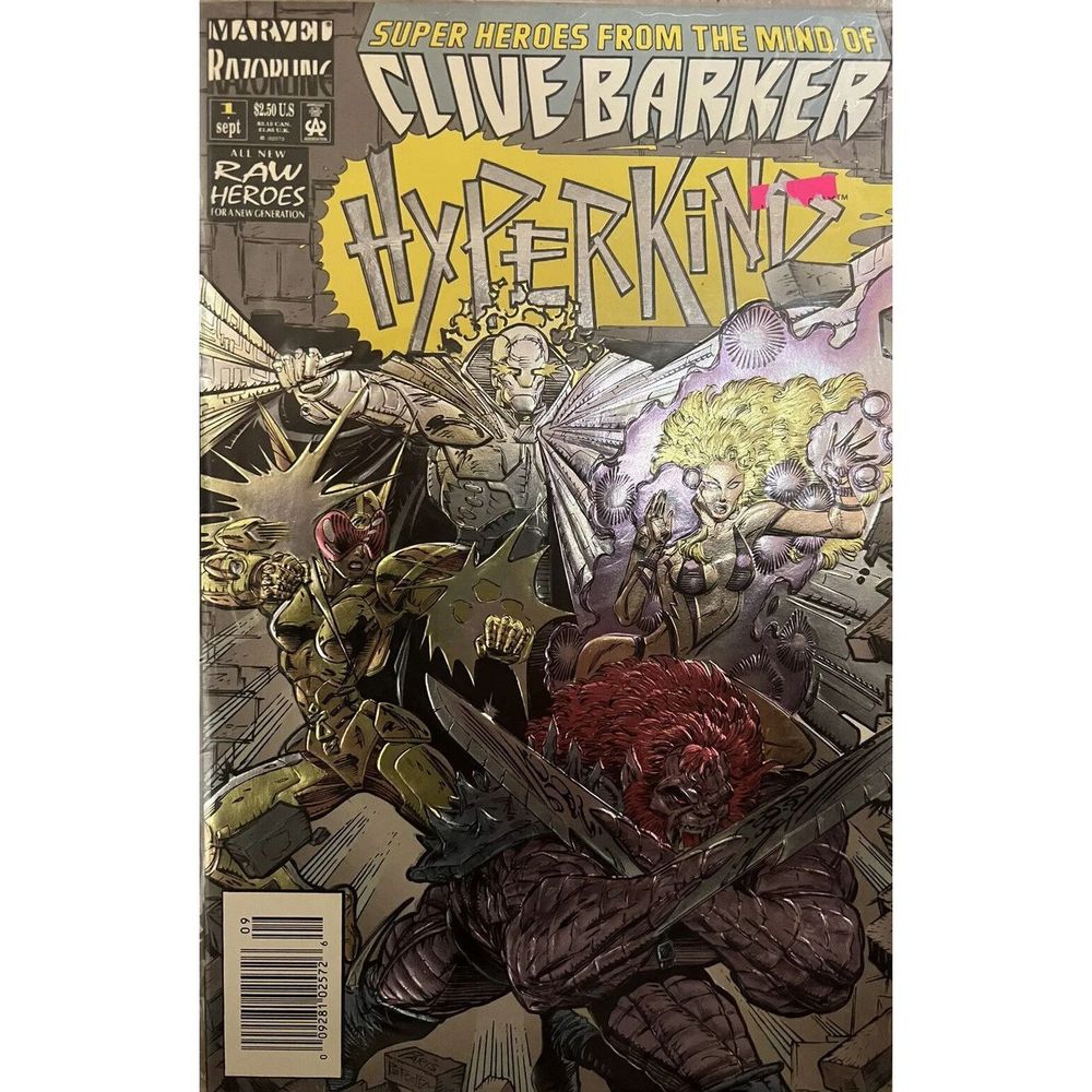 Clive Barker Hyperkind #1 (Marvel Comics 1993) Chromium Cover